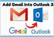 Add a Gmail account to Outlook